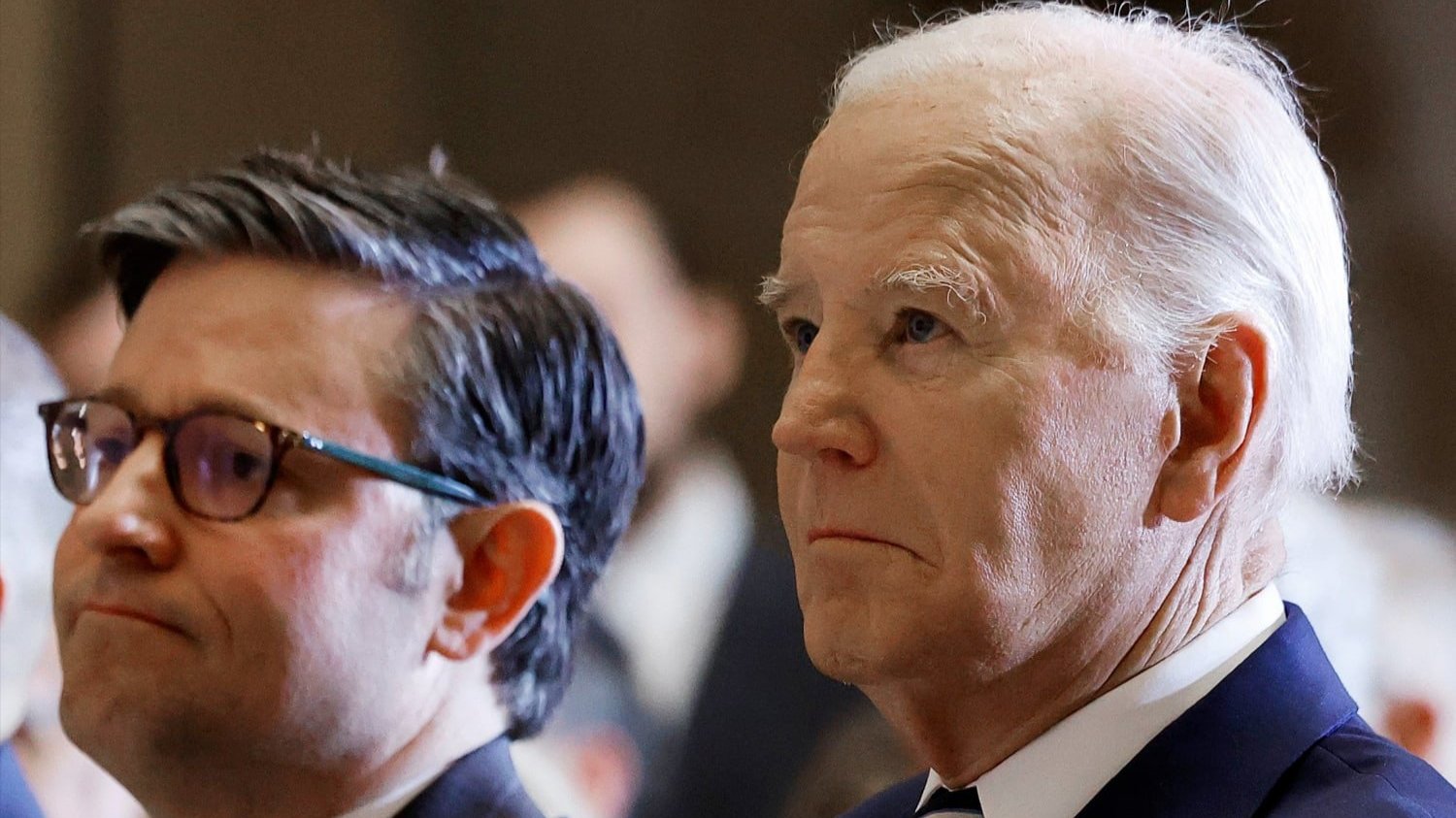 Mike Johnson and Joe Biden