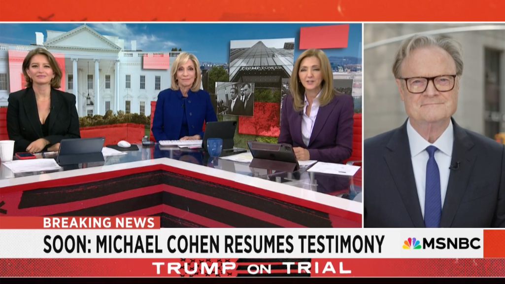 A screengrab of Maddow