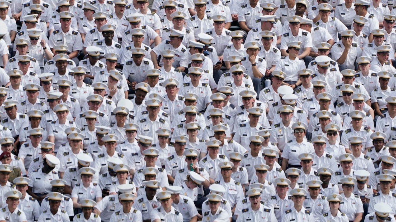 A photo of West Point cadets