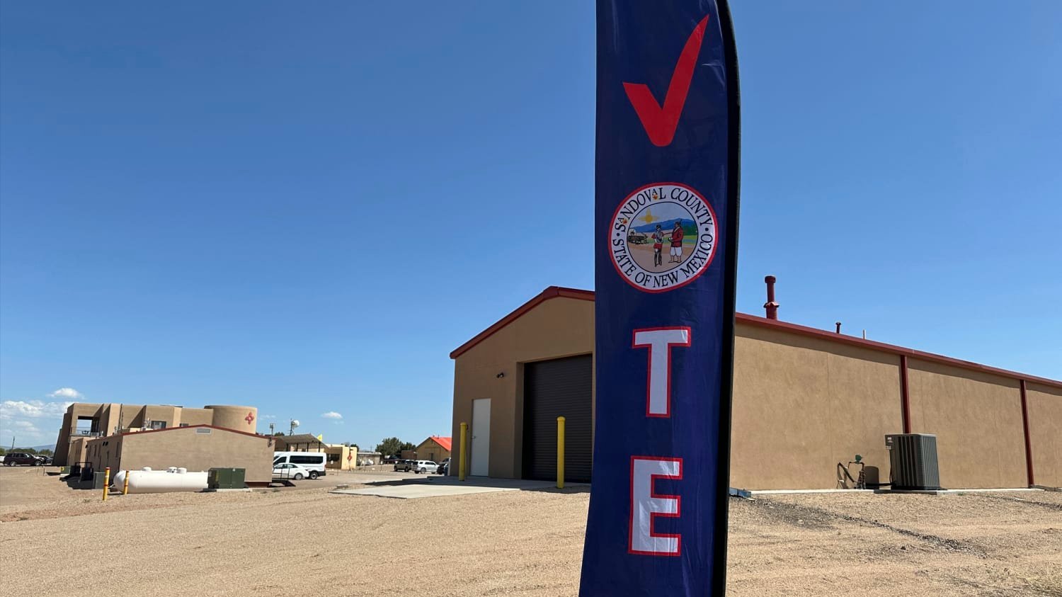 A photo of early voting in New Mexico