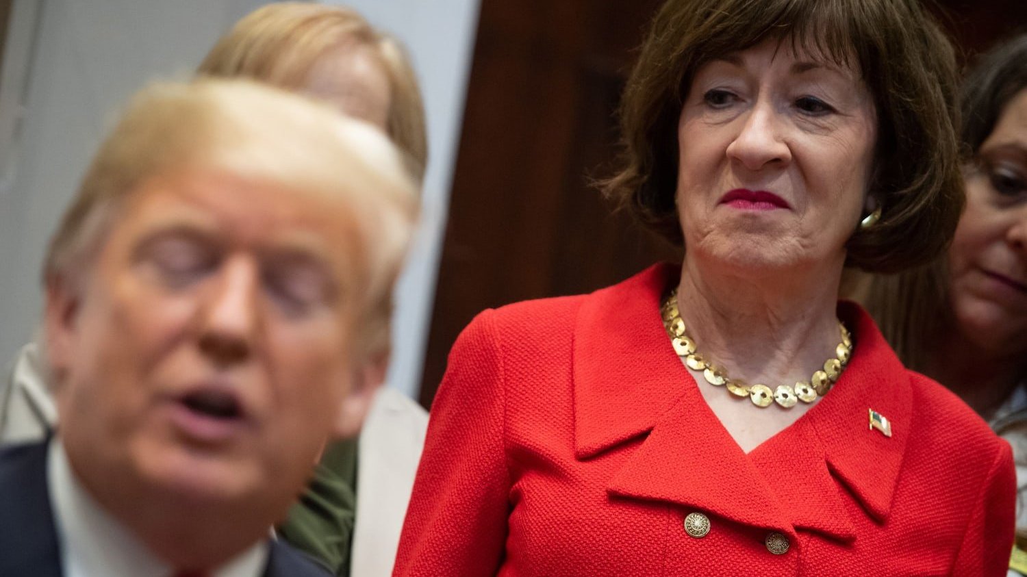 Donald Trump and Susan Collins