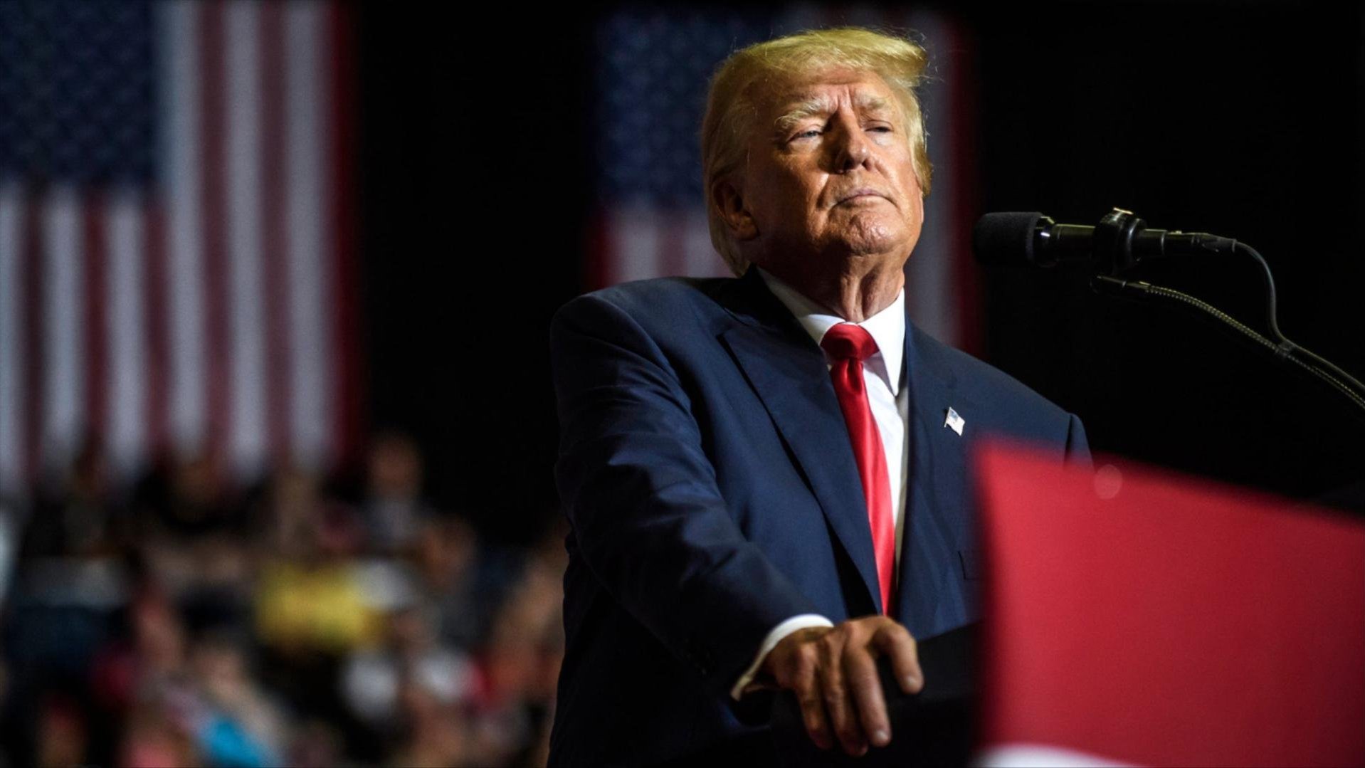 A photo of Trump