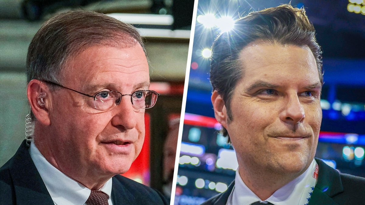 A photo composite of Rosenberg and Gaetz