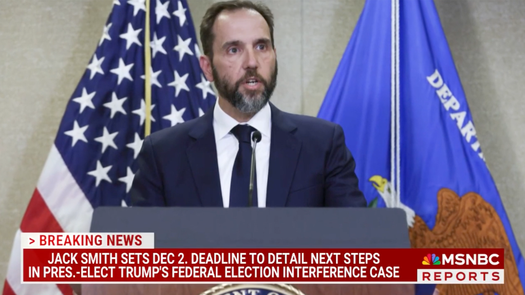 A screengrab of Andrea Mitchell Reports