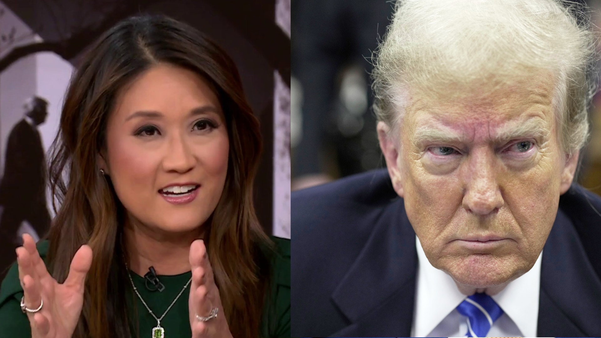 A screencap of Ana Cabrera reports