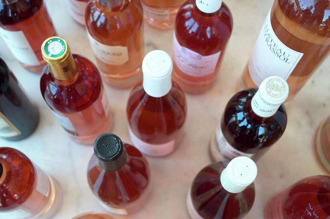 A number of bottles of wine. 