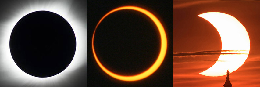 a close-up of a solar eclipse