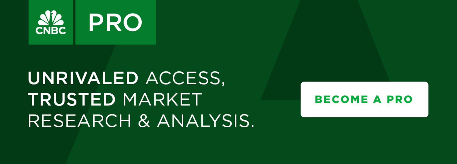 CNBC Pro Image become a pro