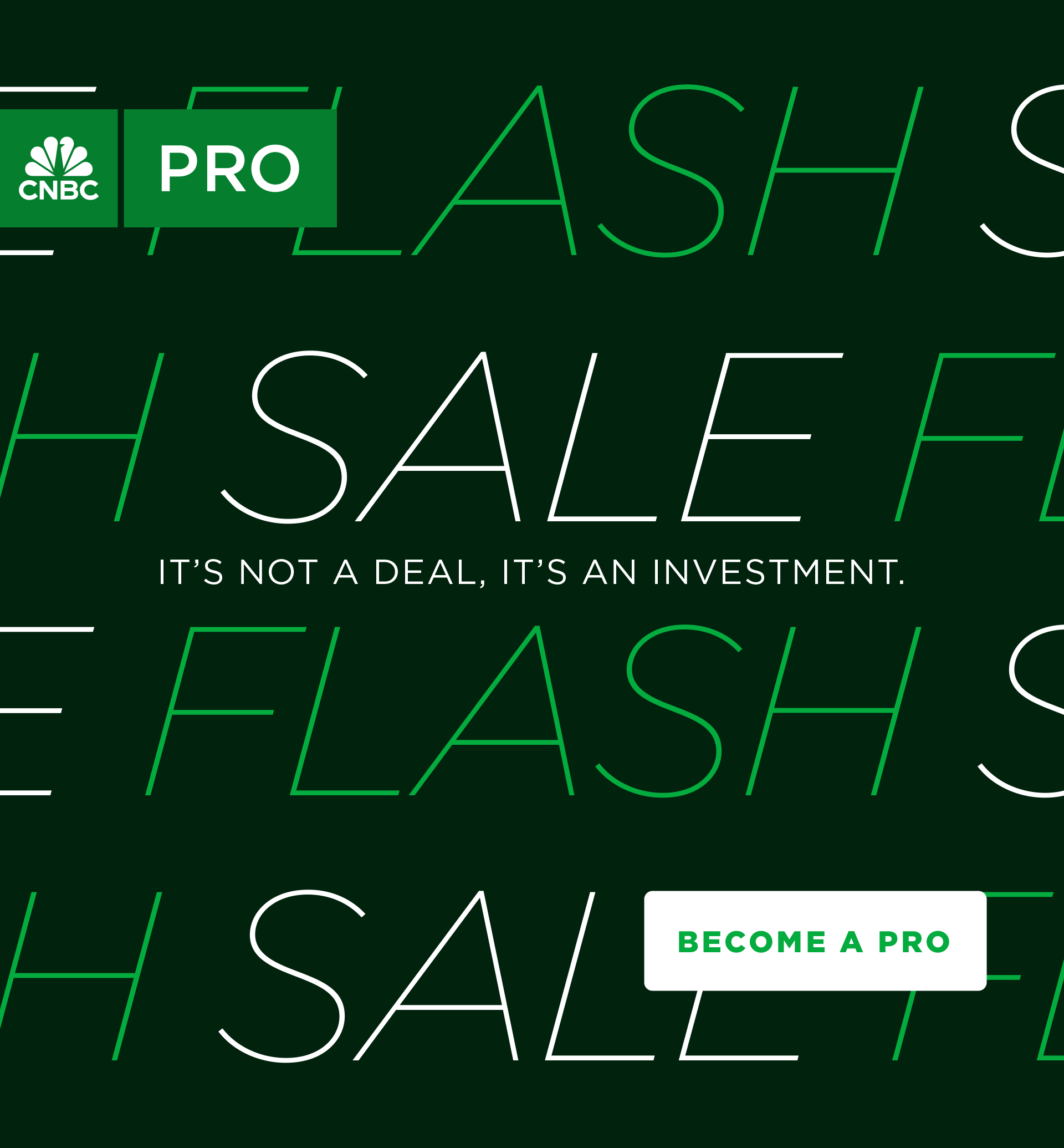 CNBC Pro Flash Sale
