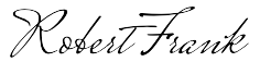 Robert Frank Signature