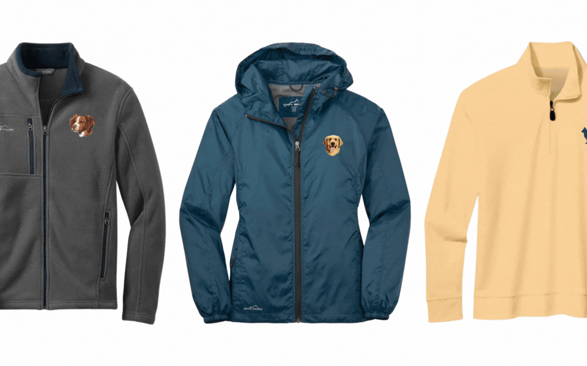Get ready for spring with our breed embroidery! 