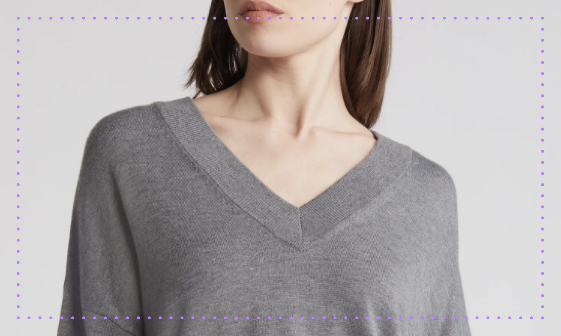 Relaxed V-Neck Sweater