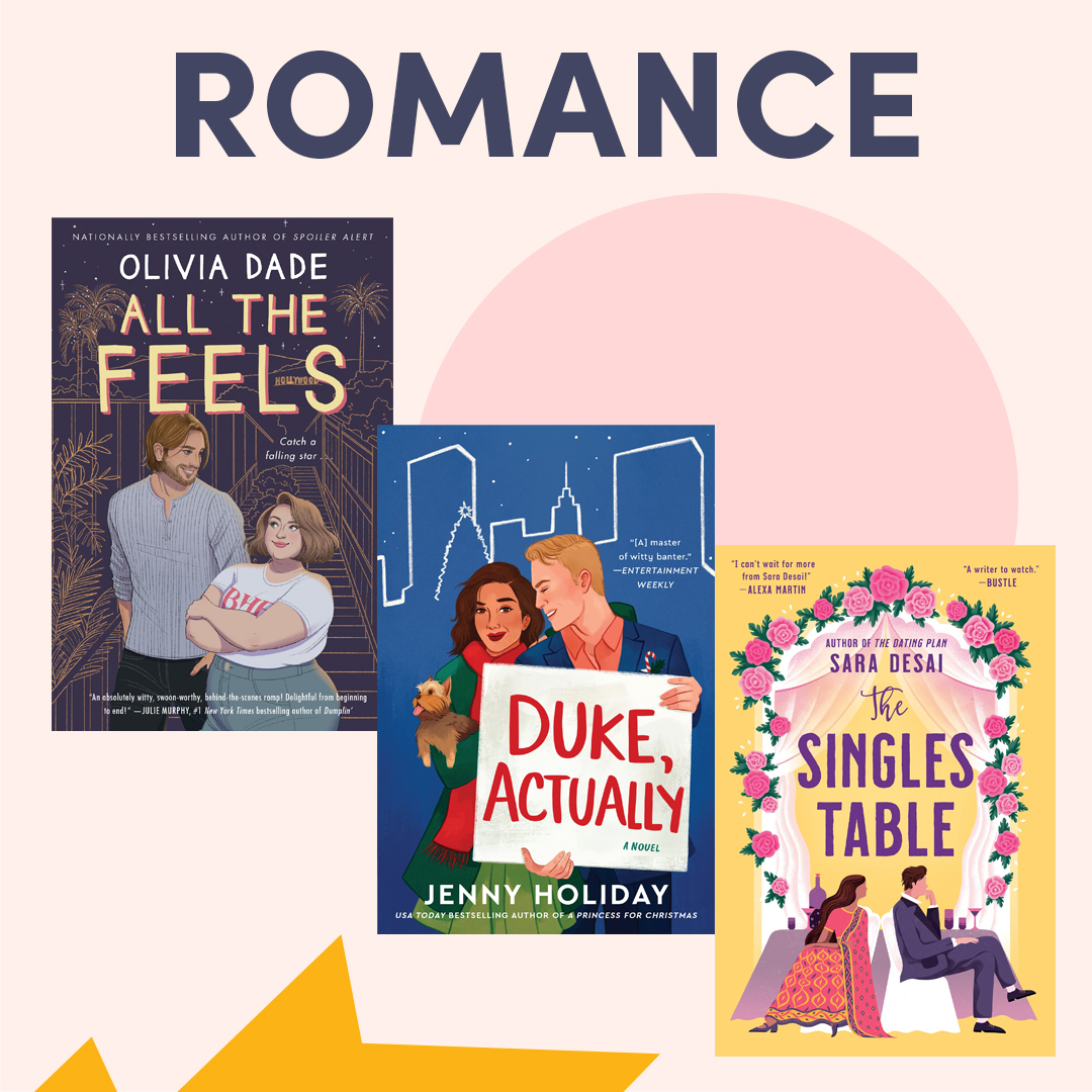 illustrated graphic with a book cover; text reads ''romance'' illustrated graphic with a book cover; text reads ''romance''