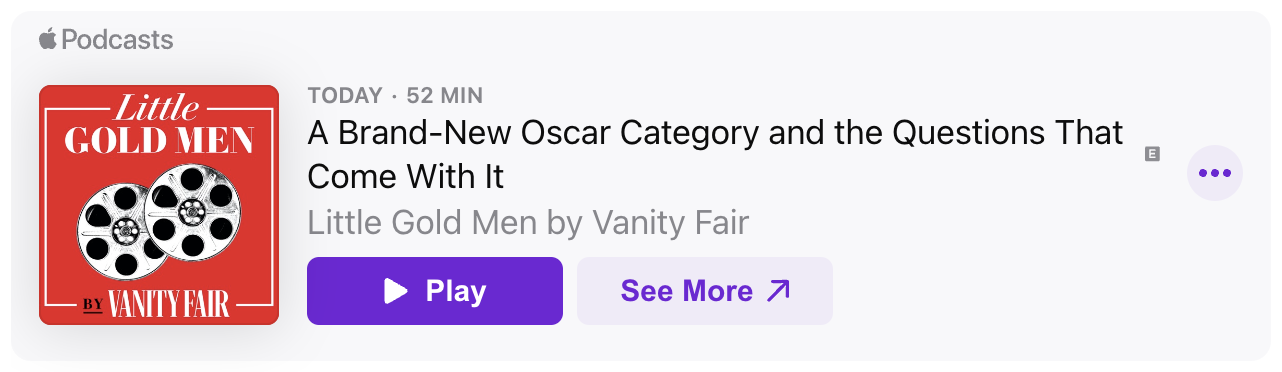 Vanity Fair | Little Gold Men Podcast Vanity Fair | Little Gold Men Podcast