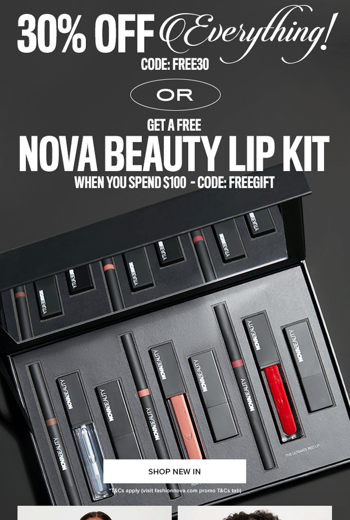 30 Off🤑Or Free Lip Kit💋U Pick!! Fashion Nova Curve