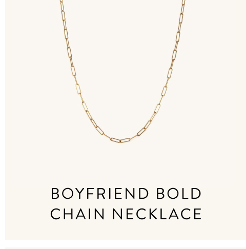 BOYFRIEND BOLD CHAIN NECKLACE 