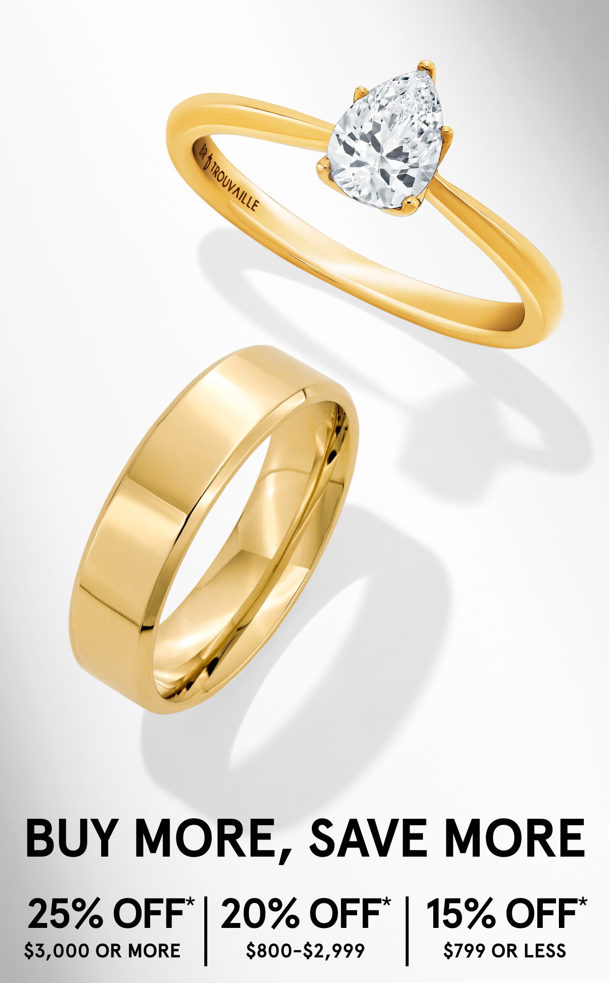 Buy More, Save More. 25% OFF $3,000 or more, 20% OFF $800-$2,999, 15% OFF $799 or less.