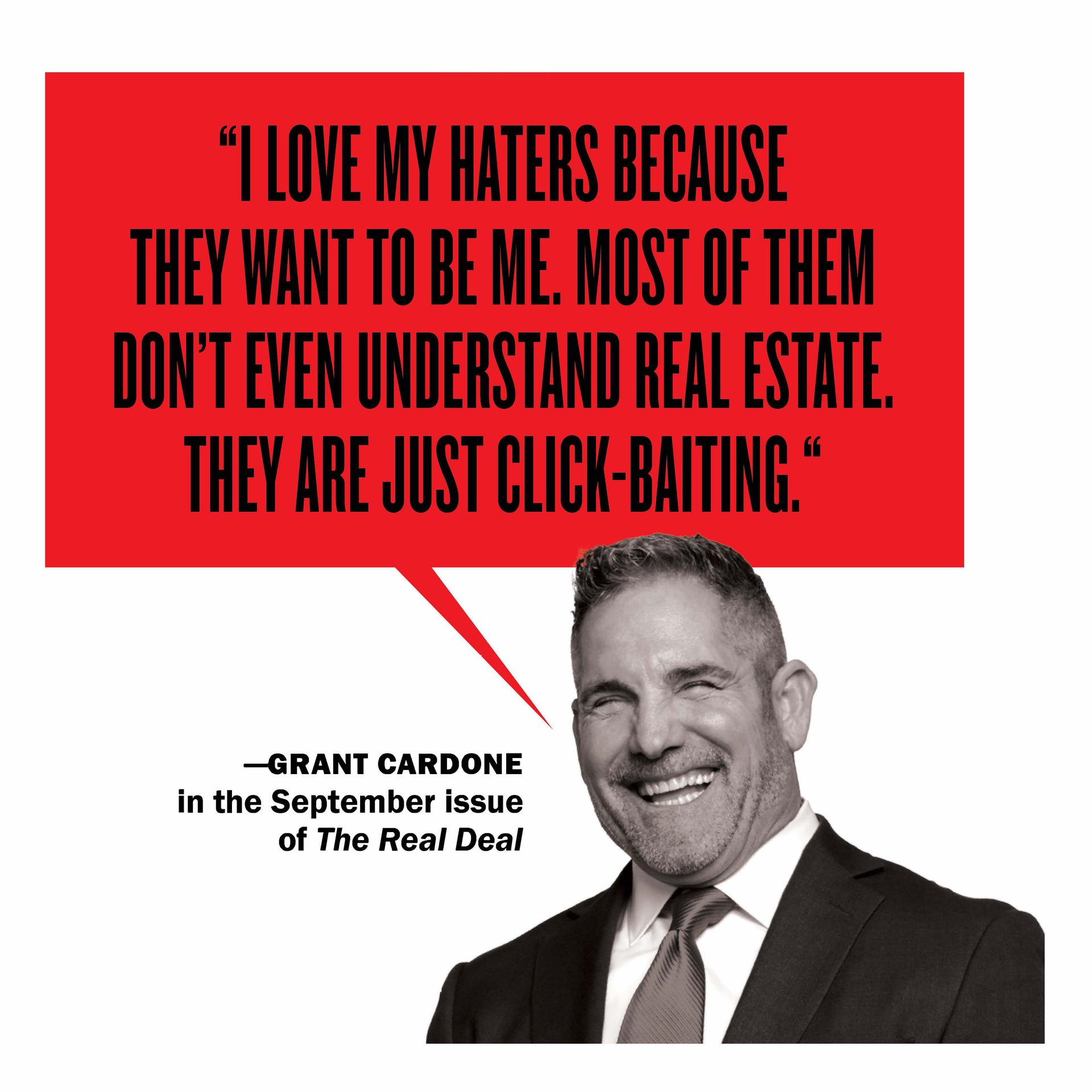How Grant Cardone built a real estate empire with other people's money