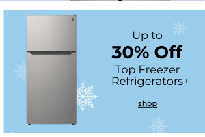 Up to 30% Off Top Freezer Refrigerators | shop