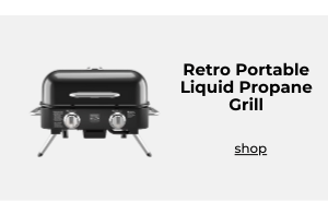 Retro Portable Liquid Propane Grill | shop