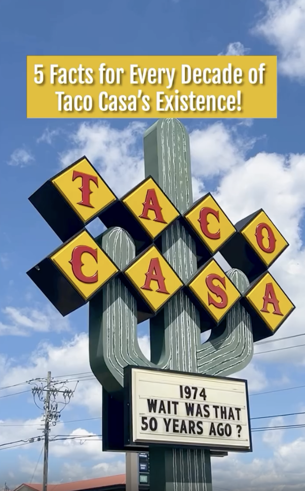 Taco Casa sign