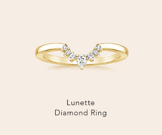 Lunette Diamond Ring