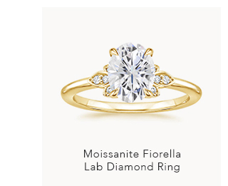 Moissanite Fiorella Lab Diamond Ring