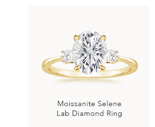 Moissanite Selene Lab Diamond Ring