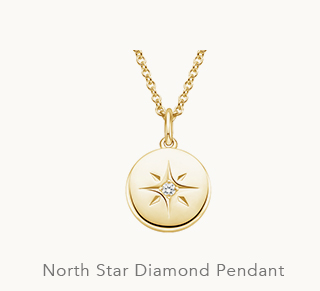 North Star Diamond Pendant
