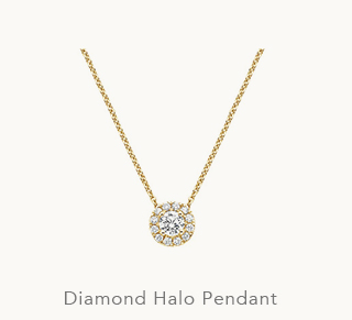 Diamond Halo Pendant