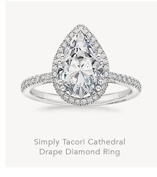 Simply Tacori Cathedral Drape Diamond Ring