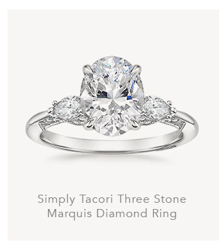 Simply Tacori Three Stone Diamond Ring