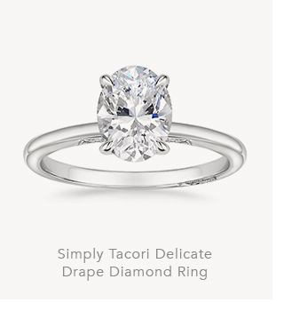 Simply Tacori Delicate Drape Diamond Ring