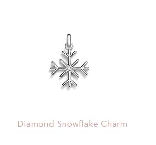 Diamond Snowflake Charm