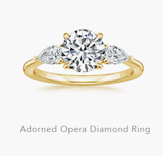 Adorned Opera Diamond Ring
