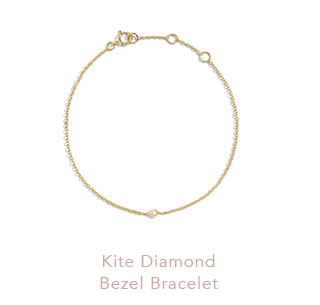 Kite Diamond Bezel Bracelet