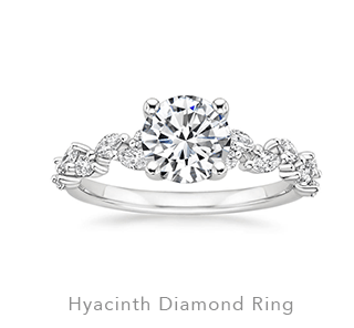 Hyacinth Diamond Ring