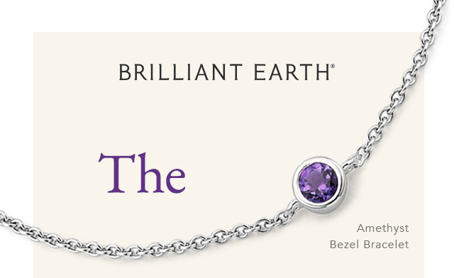 Amethyst Bezel Bracelet