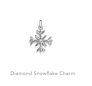 Diamond Snowflake Charm