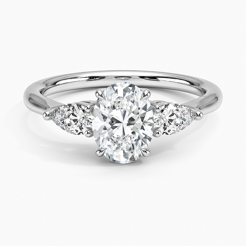 Opera Three Stone Diamond Ring