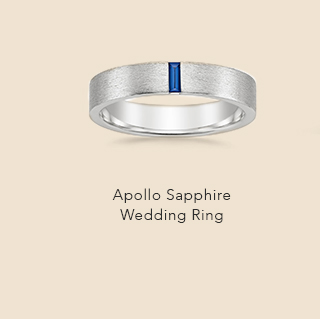 Apollo Sapphire Wedding Ring