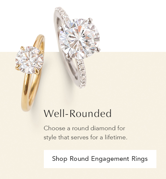 Shop Round Engagement Rings