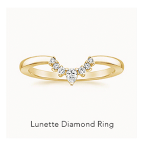 Lunette Diamond Ring