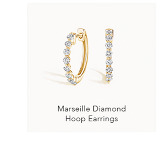 Marseille Diamond Hoop Earrings