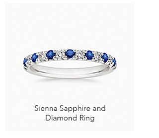 Sienna Sapphire and Diamond Ring