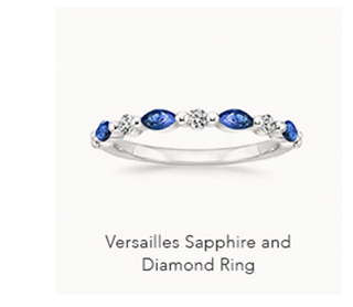 Versailles Sapphire and Diamond Ring