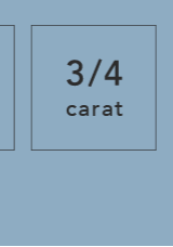 3/4 carat