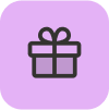 Icon of a present