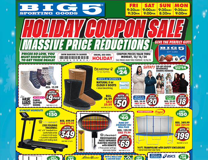 Weekly Ad! Big 5 Sporting Goods