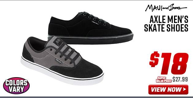 maui & sons axle men's skate shoes